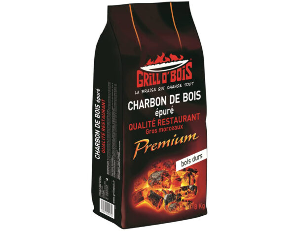 Charbon de bois Qualité Restaurant sac de 50 litres PEFC - calibre 20/150